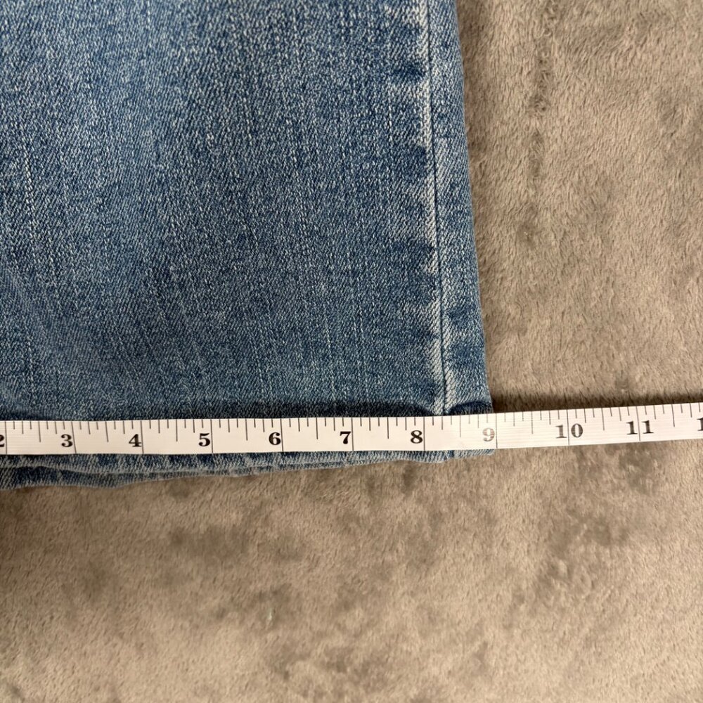 Levi's 515 Bootcut Jeans Women's 10P Blue Light Wash Lower Rise Angel Heart Y2K - Picture 8 of 10